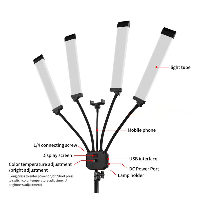 MarveLight Ultra 4 Arm LED Lamp