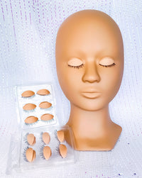 Realistic Mannequin Head with Removable eyes/eyelids